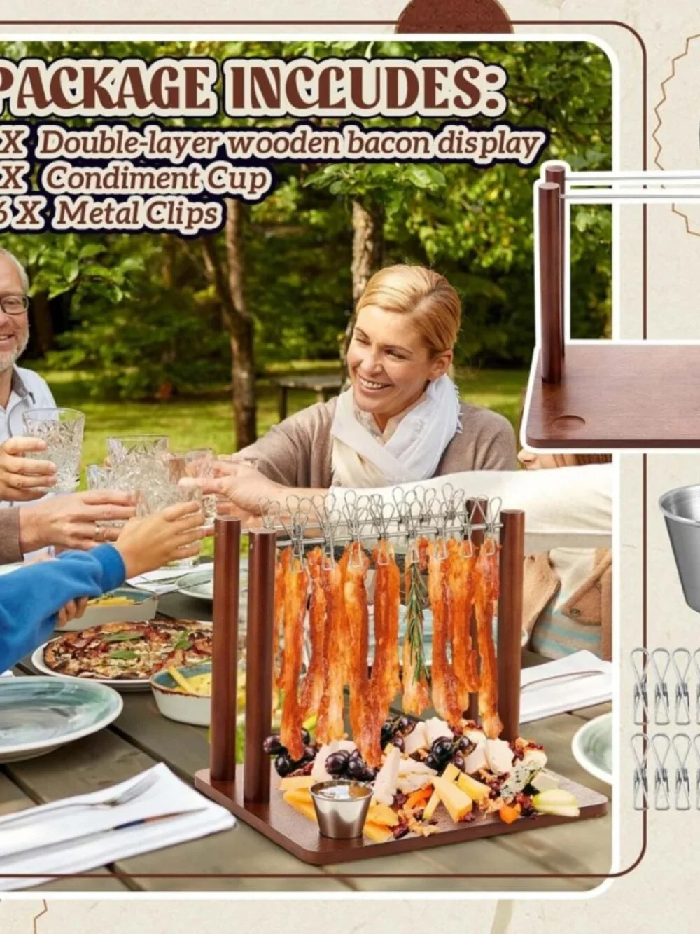 Multipurpose Portable Kitchen Grill Rack – Food Drying, Cooling & Party Utensil